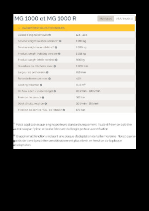 грейфери для знесення та сортування Epiroc MG 1000 R 