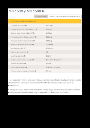 грейфери для знесення та сортування Epiroc MG 1500 