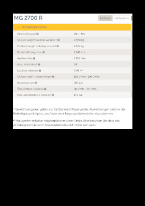 грейфери для знесення та сортування Epiroc MG 2700 R