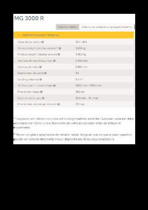 грейфери для знесення та сортування Epiroc MG 3000 R