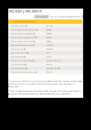 грейфери для знесення та сортування Epiroc MG 800 R 