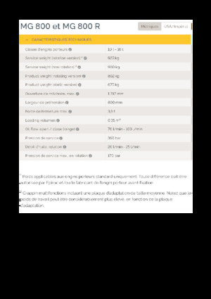 грейфери для знесення та сортування Epiroc MG 800 R 