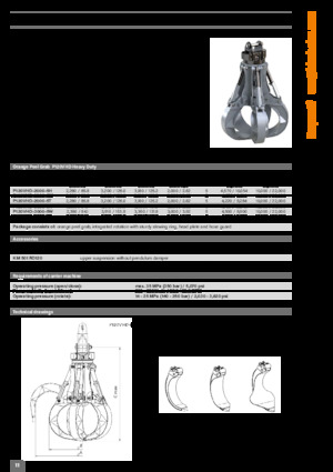 грейфери для знесення та сортування Kinshofer P120VHD-2000-5T