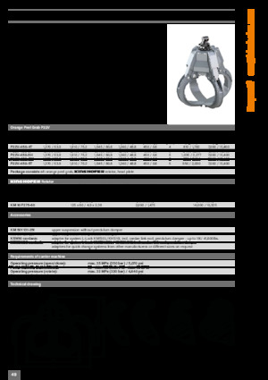 грейфери для знесення та сортування Kinshofer P22V-450-4T