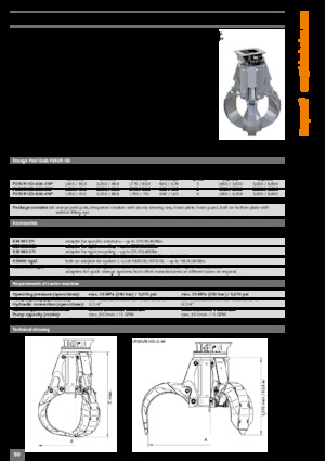 грейфери для знесення та сортування Kinshofer P25VR HD-800-4W