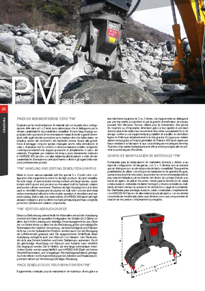 грейфери для знесення та сортування VTN PM 2500 S