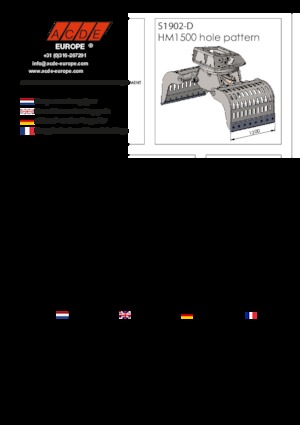 грейфери для знесення та сортування ACDE S1902-D