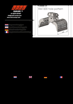 грейфери для знесення та сортування ACDE S3000-D