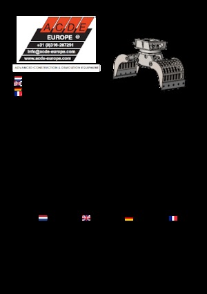 грейфери для знесення та сортування ACDE S603-D