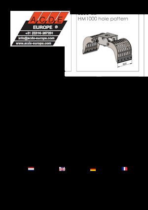 грейфери для знесення та сортування ACDE S803-ZD
