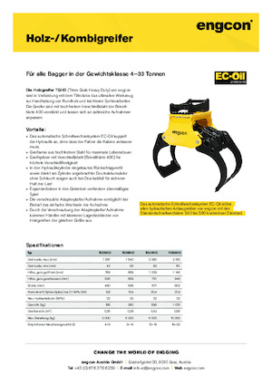 грейфери для знесення та сортування engcon TG55HD