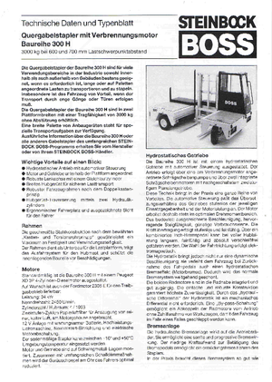 Дизельні бокові завантажувачі Steinbock 336 H