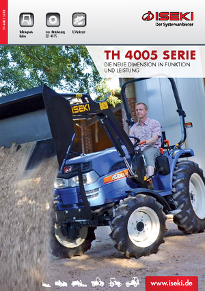 Муніципальний багатофункціональний транспортний засіб Дизель Iseki 4295 AHL