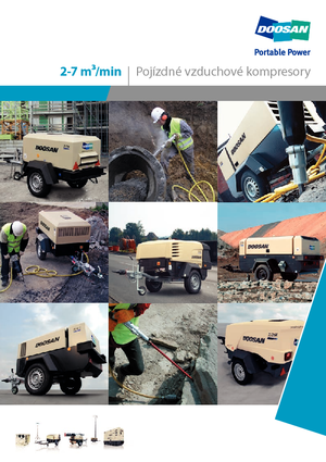 Портативні повітряні компресори: дизельні, електричні, бензинові Doosan 7/41 