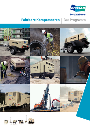 Портативні повітряні компресори: дизельні, електричні, бензинові Doosan 7/41 