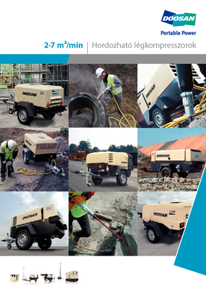 Портативні повітряні компресори: дизельні, електричні, бензинові Doosan 7/41 
