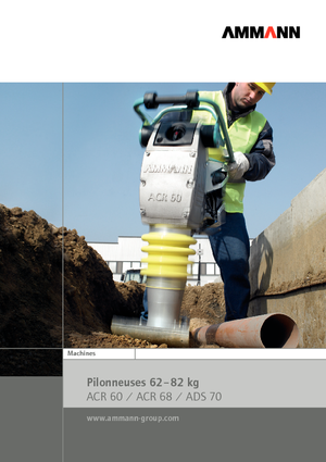 Бензинові та дизельні трамбовки Ammann ATR 60 C