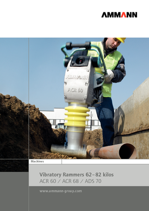 Бензинові та дизельні трамбовки Ammann ATR 60 C