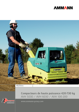Реверсивні віброплити Ammann AVH 100-20