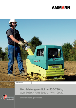 Реверсивні віброплити Ammann AVH 100-20