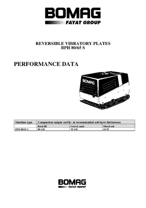 Реверсивні віброплити Bomag BPH 80/65 S