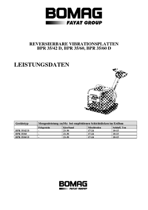 Реверсивні віброплити Bomag BPR 35/60 D