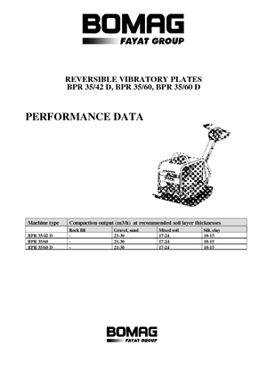 Реверсивні віброплити Bomag BPR 35/60 D