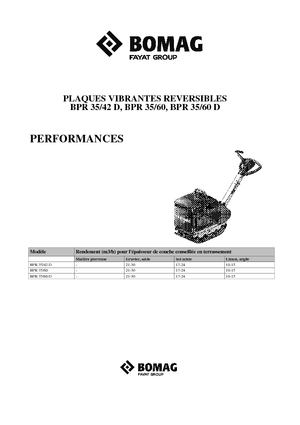Реверсивні віброплити Bomag BPR 35/42 D