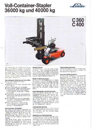 Автонавантажувач дизельний Linde C 400/3