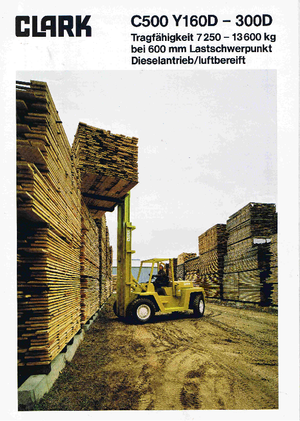 Автонавантажувач дизельний Clark C 500-ys-250 D