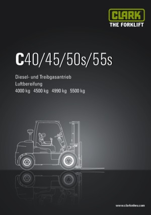 Автонавантажувач дизельний Clark C 50 s D