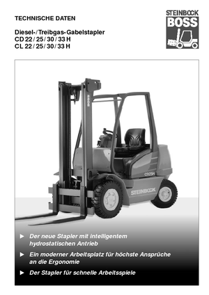 Автонавантажувач дизельний Steinbock CD 33 H