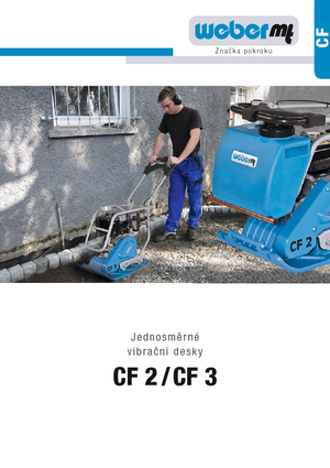 Односпрямовані віброплити weber mt CF 3