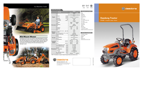 Муніципальний багатофункціональний транспортний засіб Дизель Kioti CK 22 HST