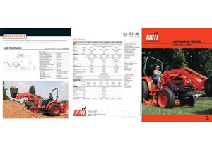 Муніципальний багатофункціональний транспортний засіб Дизель Kioti CK 35