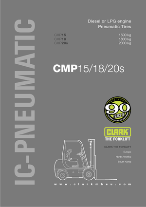 Автонавантажувач дизельний Clark CMP 18 D