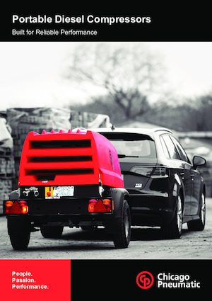 Портативні повітряні компресори: дизельні, електричні, бензинові Chicago Pneumatic CPS 11-10 