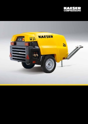 Портативні повітряні компресори: дизельні, електричні, бензинові Kaeser Mobilair M 27 PE G 6,5 kVA