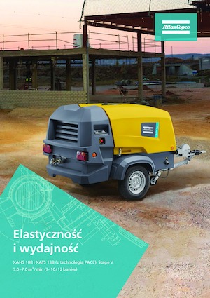 Портативні повітряні компресори: дизельні, електричні, бензинові Atlas Copco XAHS 108 Kd