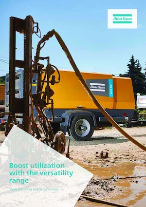 Портативні повітряні компресори: дизельні, електричні, бензинові Atlas Copco XAHS 408 CD