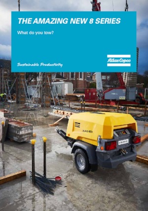 Портативні повітряні компресори: дизельні, електричні, бензинові Atlas Copco XAS 68 KdG 6 kVA