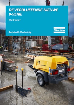 Портативні повітряні компресори: дизельні, електричні, бензинові Atlas Copco XAS 68 KdG 6 kVA