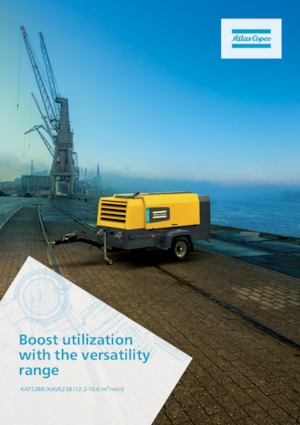 Портативні повітряні компресори: дизельні, електричні, бензинові Atlas Copco XATS 288 Jd DPF