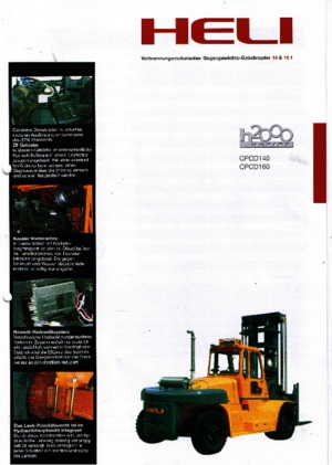 Автонавантажувач дизельний Heli CPCD 160