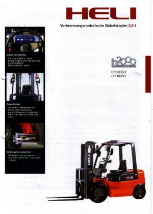 Автонавантажувач дизельний Heli CPCD 35 H