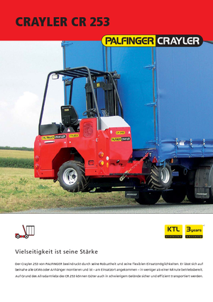 Дизельні вилкові навантажувачі Palfinger CR 253