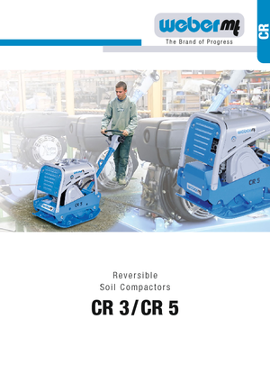 Реверсивні віброплити weber mt CR 3 E