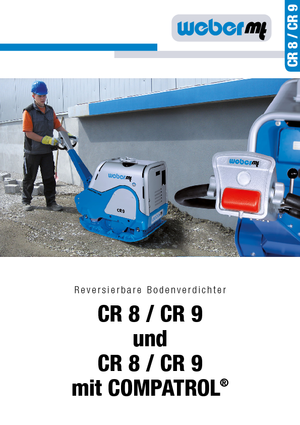 Реверсивні віброплити weber mt CR 9 