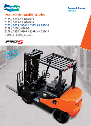 Автонавантажувач дизельний Doosan D 35 C 5