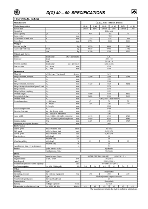 Автонавантажувач дизельний Desta D 40